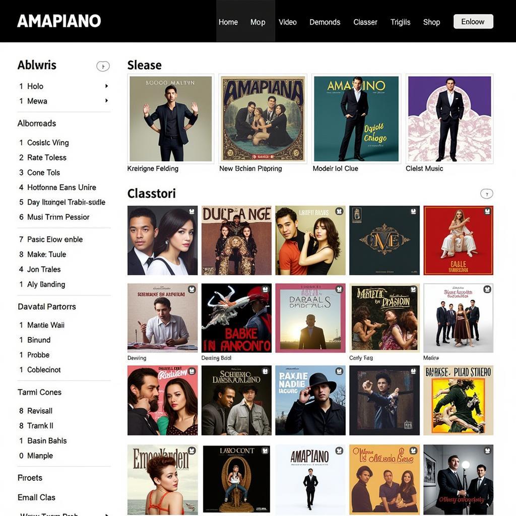 A screenshot of the Duck Vibes platform showcasing its extensive music library and user-friendly interface, making it easy for users to find and download their favorite Amapiano tracks.