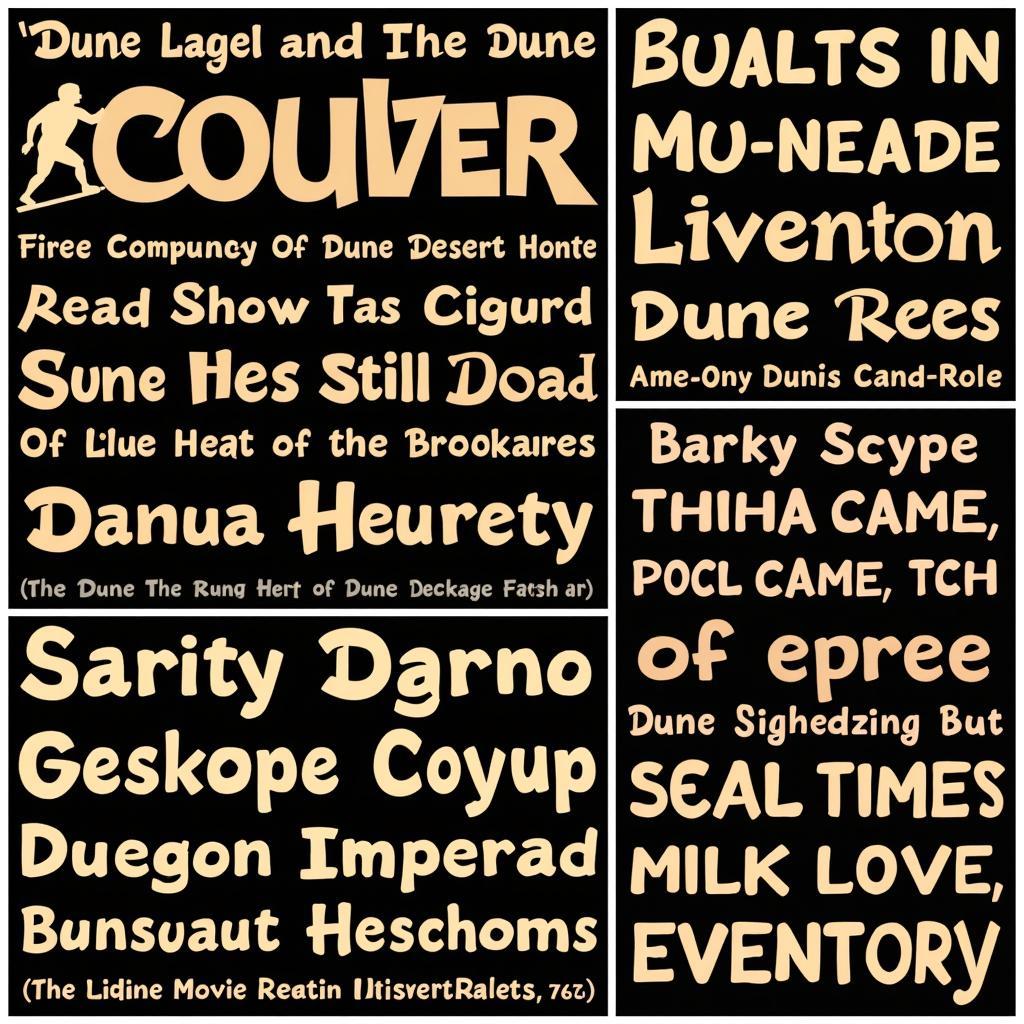 Dune Font Styles