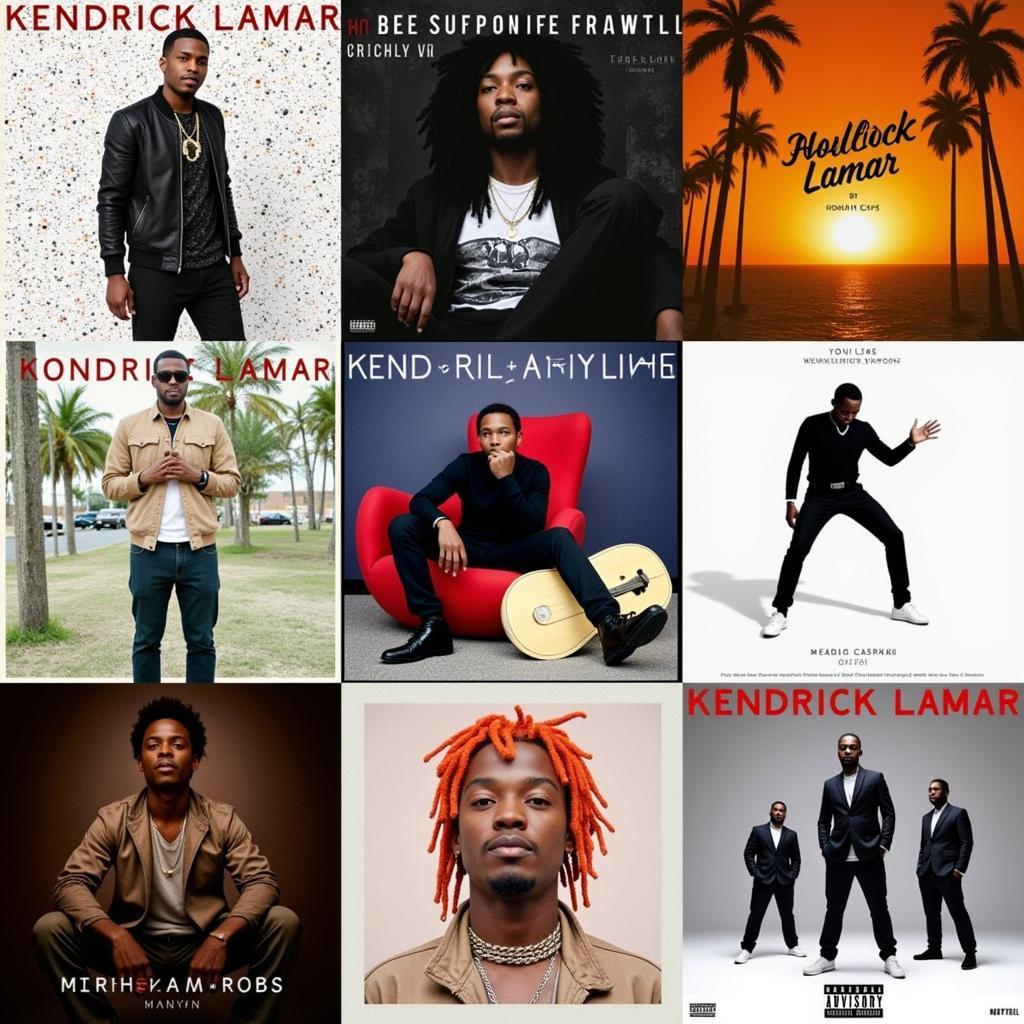 Kendrick Lamar early EP covers