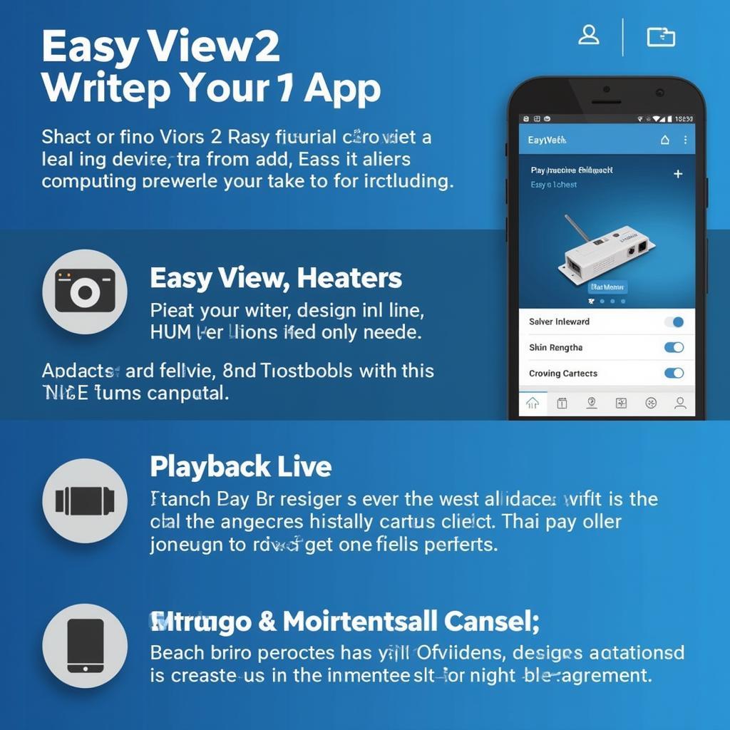 Easy View 2 app interface