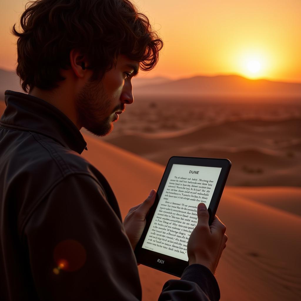 Ebook Reader on Dune