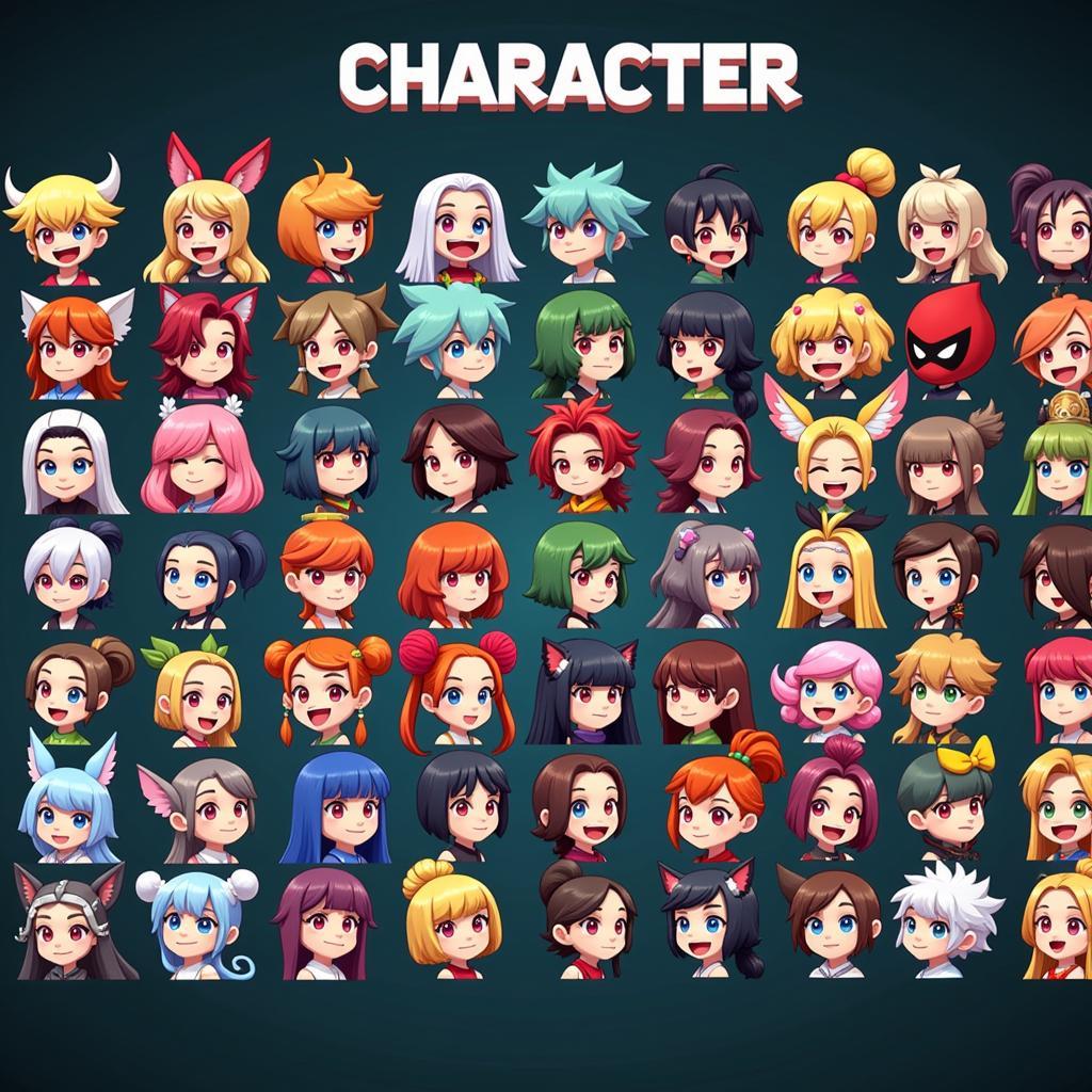 Echidna Wars DX character select screen