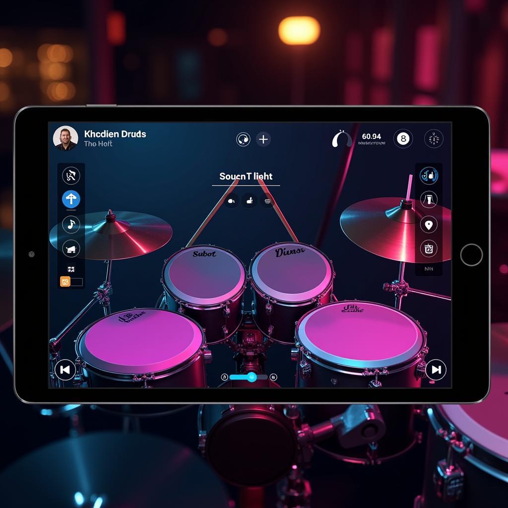 Electronic Drum Kit App Interface