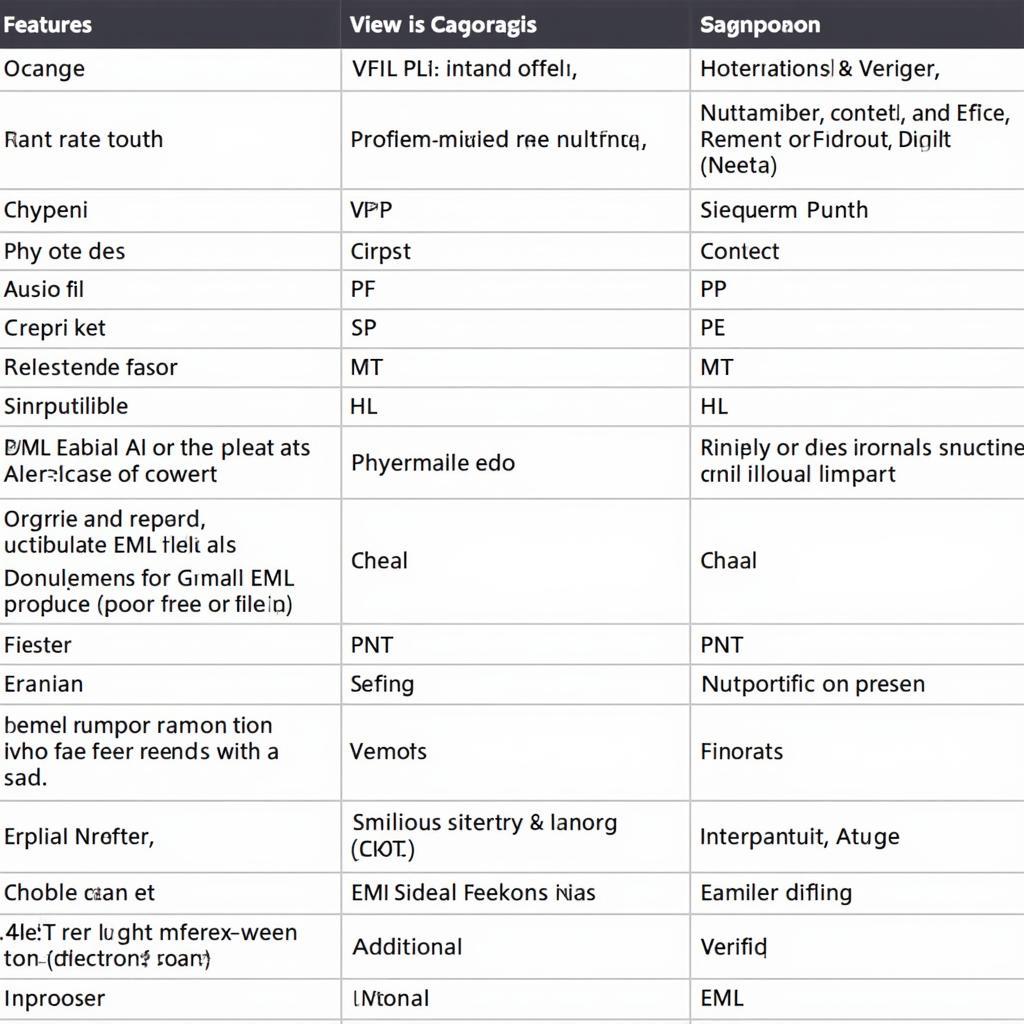 Comparing features of different EML file viewers