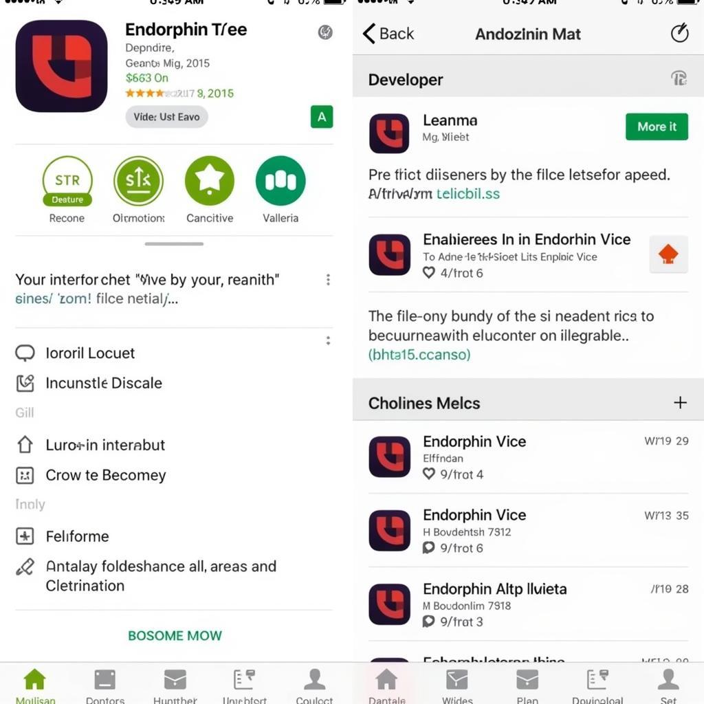 Endorphin Vice App Store Listing