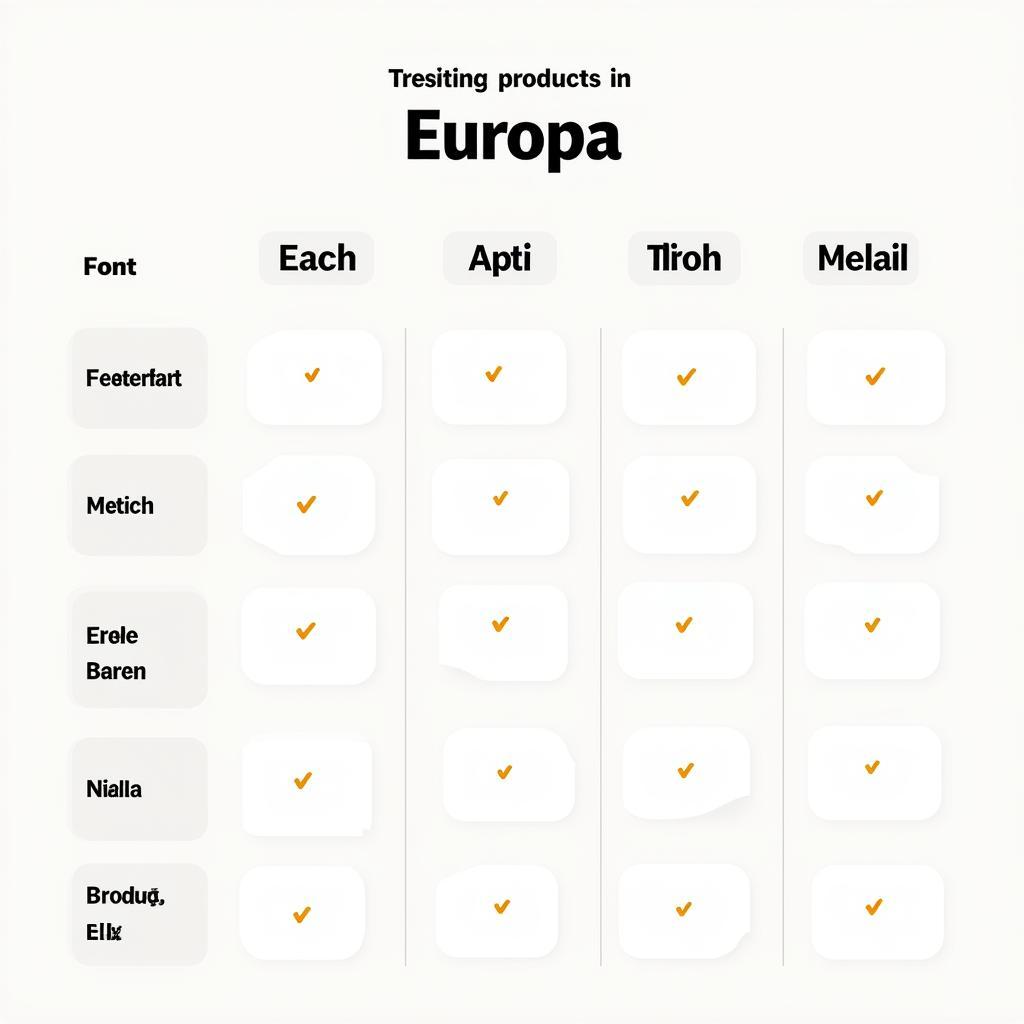 Europa Font Alternatives