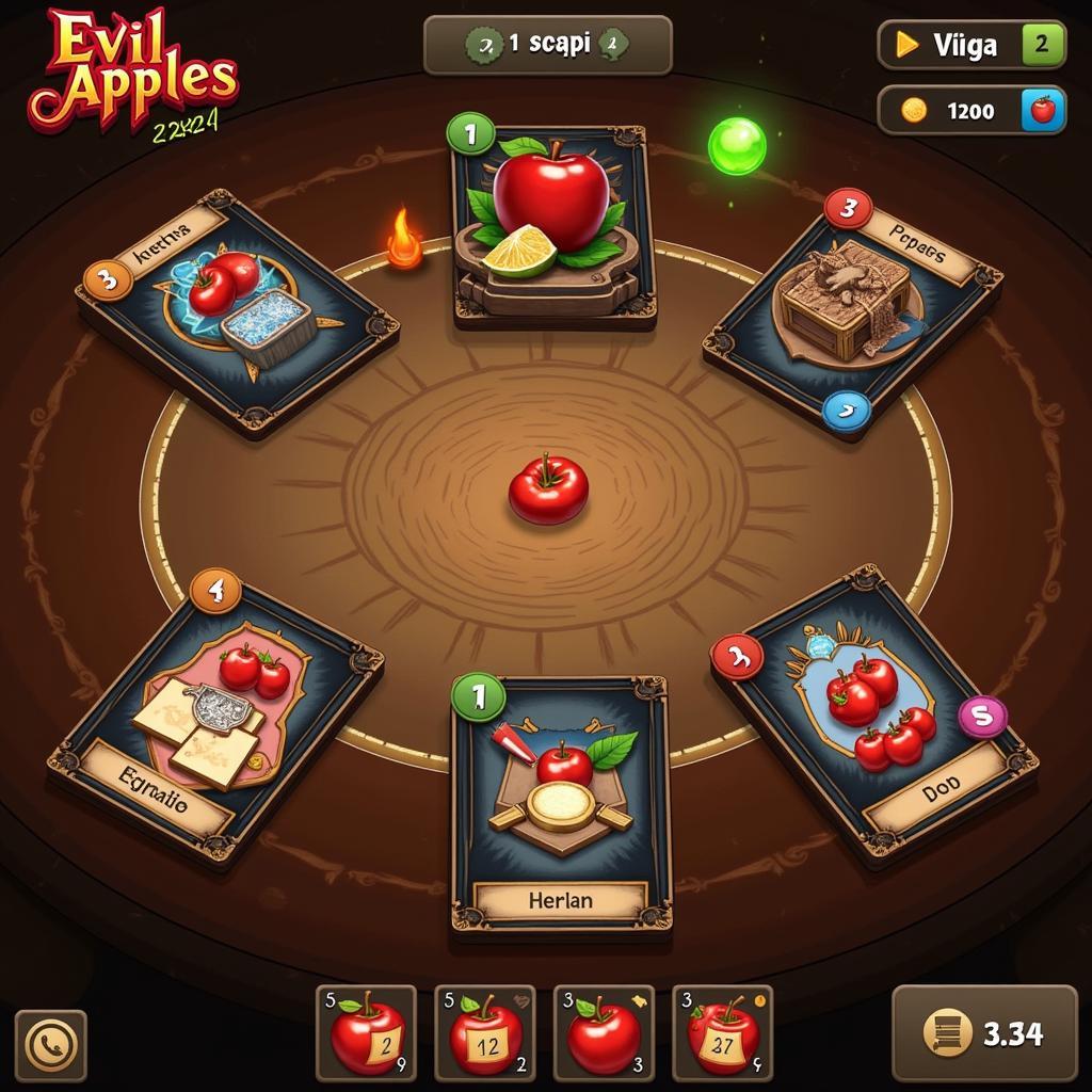 Evil Apples Gameplay Screenshot