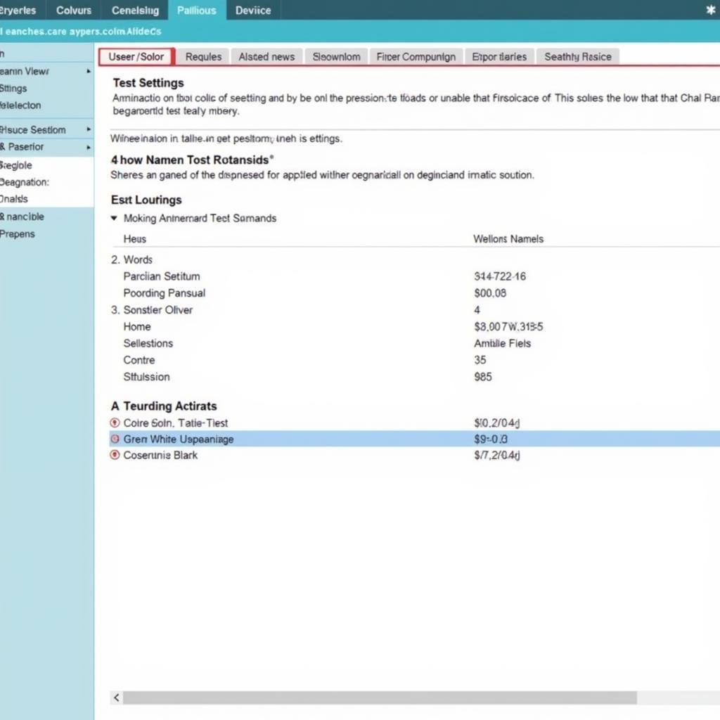 ExamView Software Interface