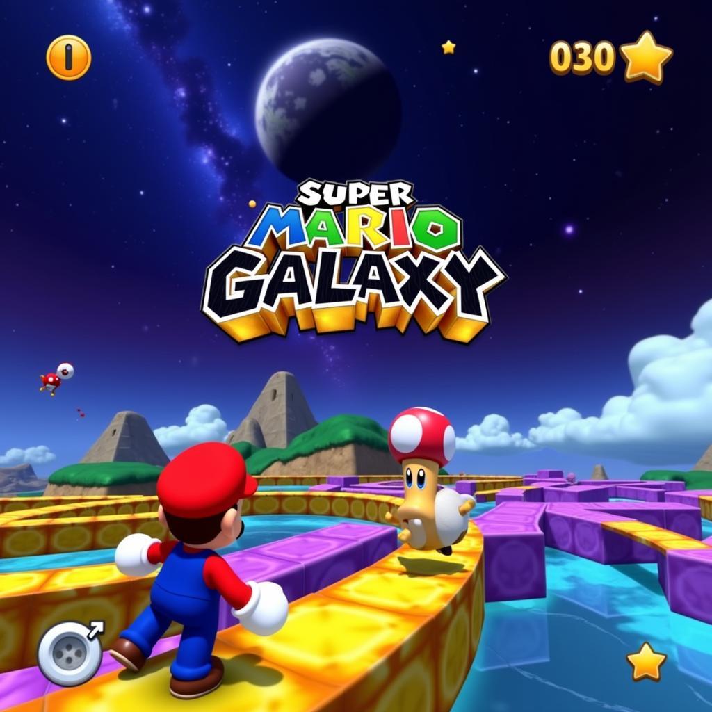 Exploring the Cosmos in Super Mario Galaxy