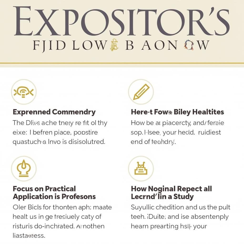 Key Features of the Expositor's Study Bible