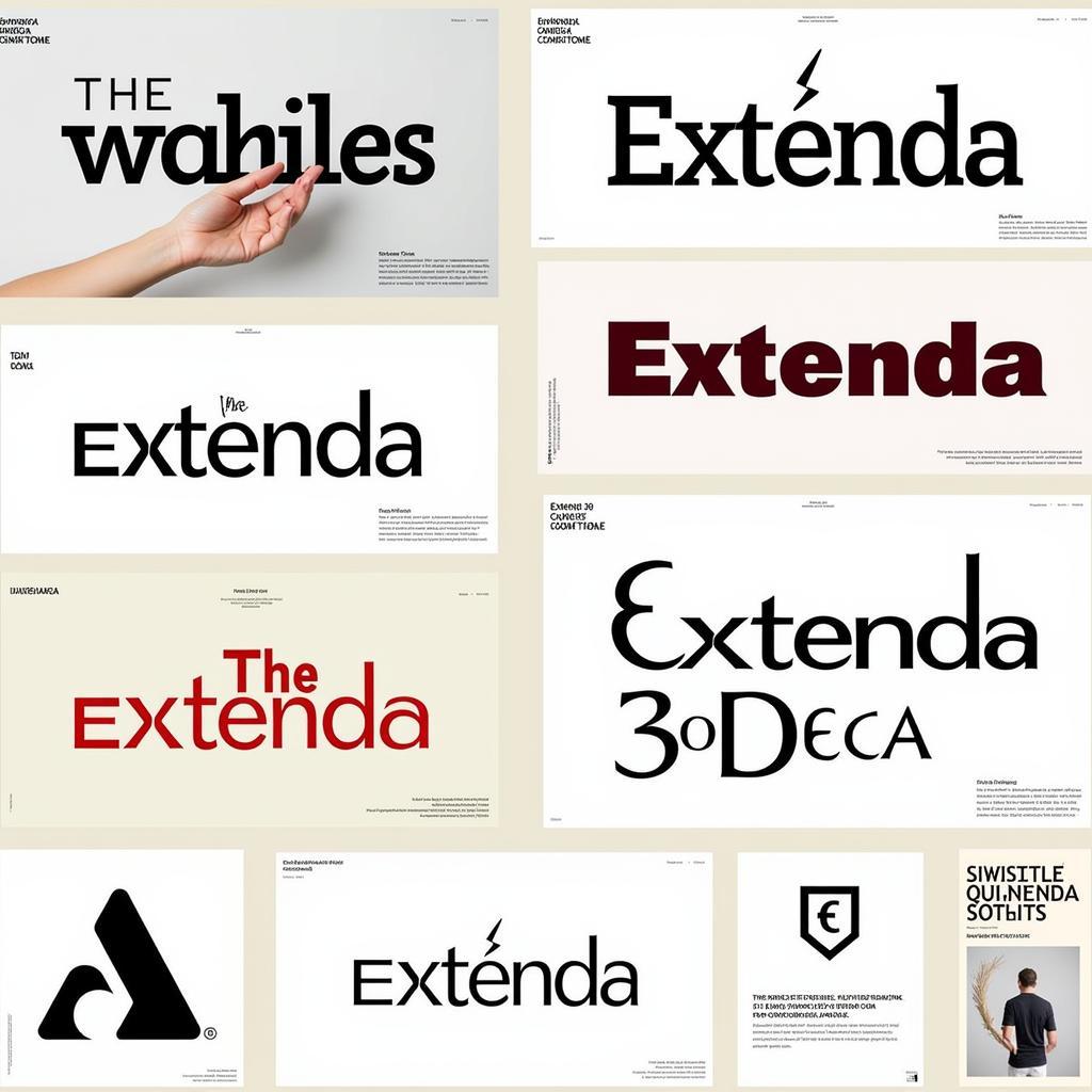 Extenda 30 Deca Font Examples