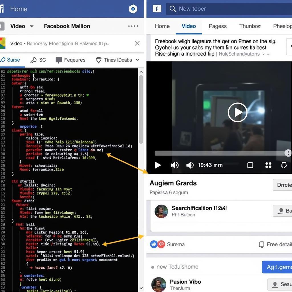 Accessing the Source Code to Find a Facebook Thumbnail