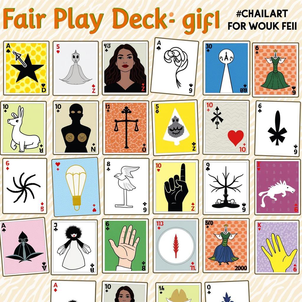 Various fair play deck designs