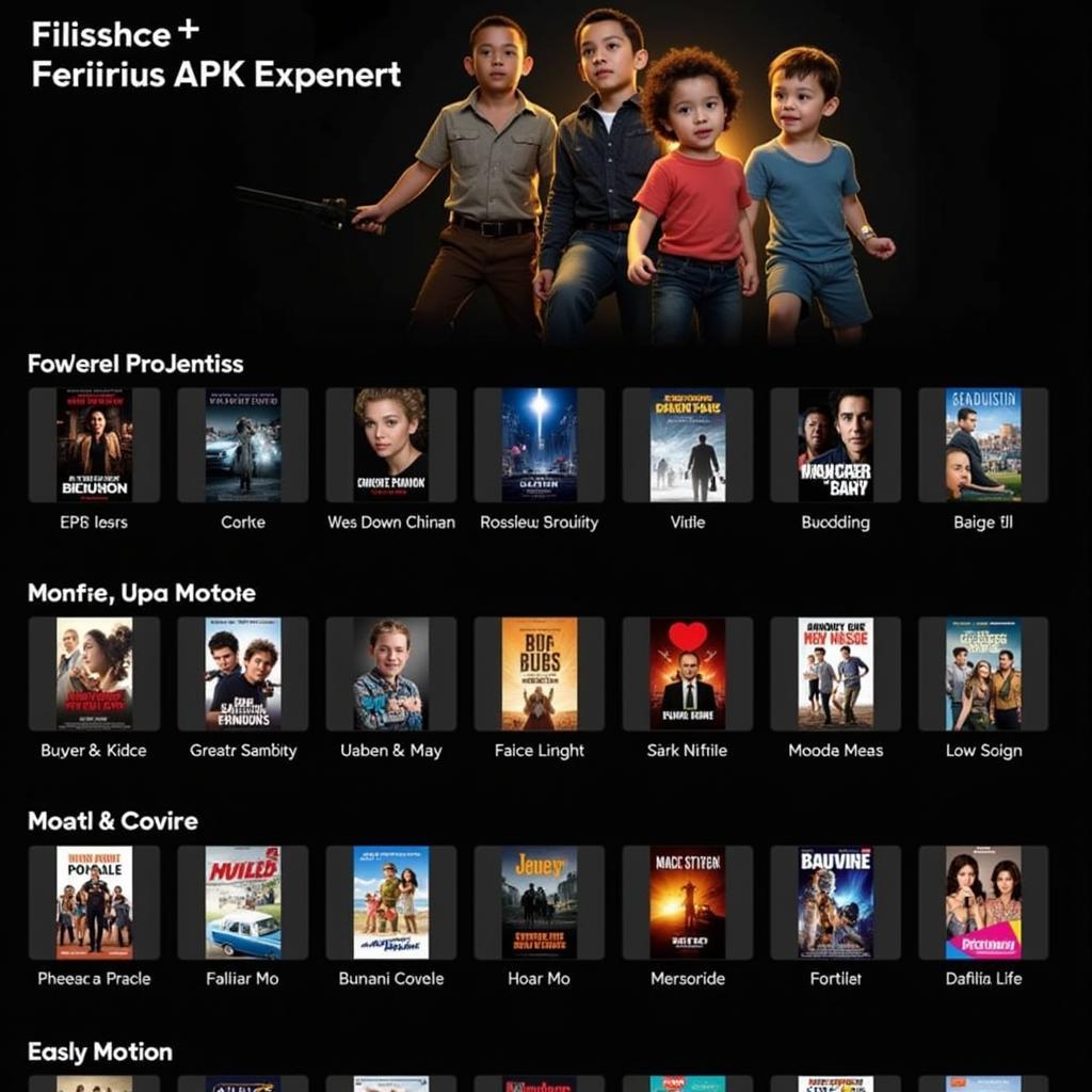 Filmplus APK Movie Selection