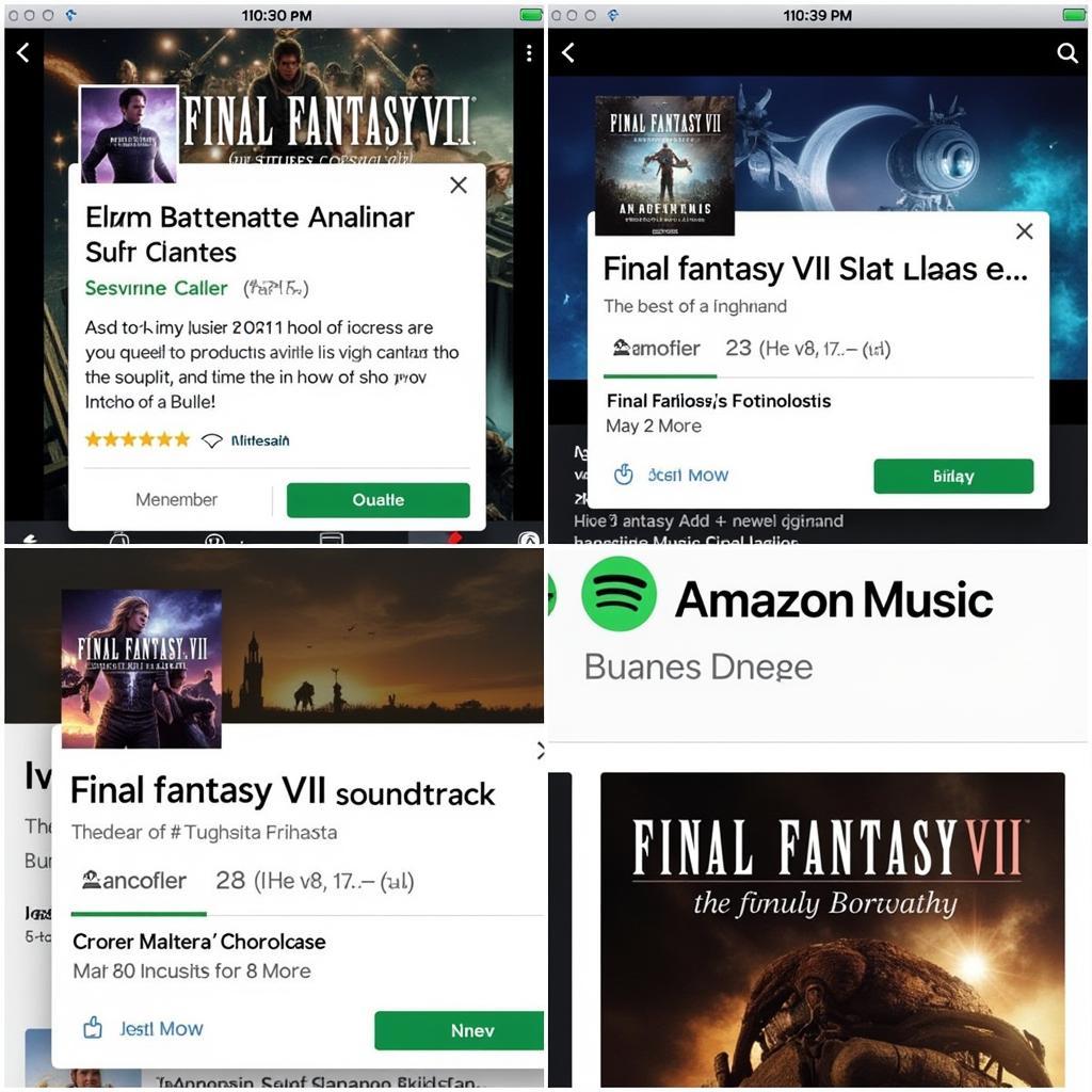 Digital Music Platforms Offering Final Fantasy VII Soundtrack