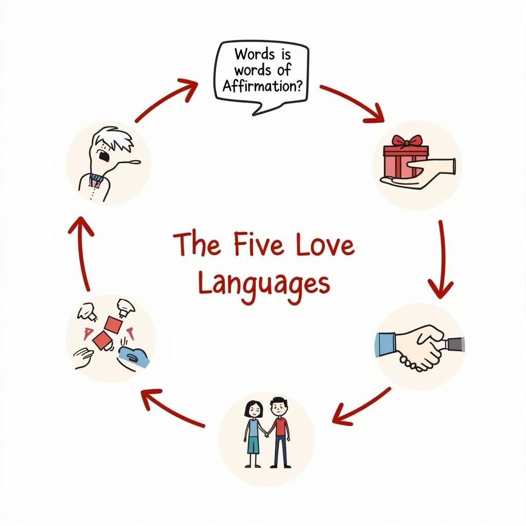 Five Love Languages Visual Representation