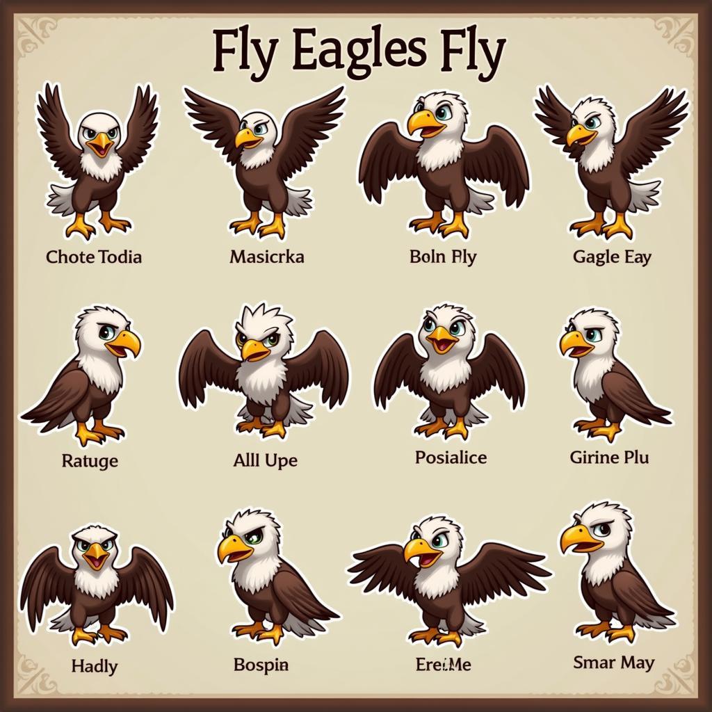 Fly Eagles Fly Different Eagles