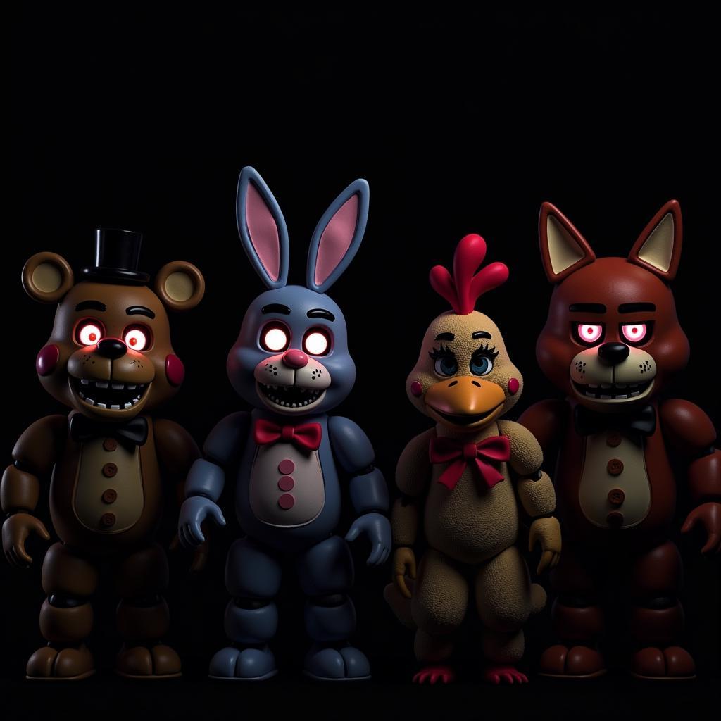 Five Nights at Freddy's animatronics