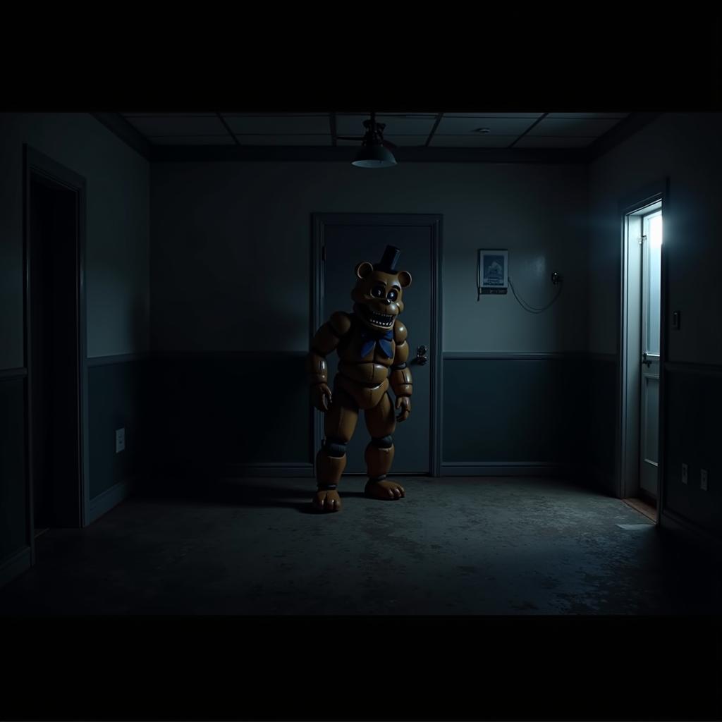 Gameplay Screenshot of a FNAF Fan Game