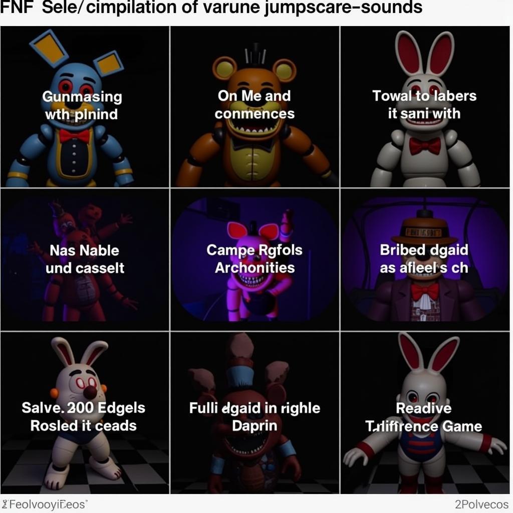 FNAF Jumpscare Sound Compilation