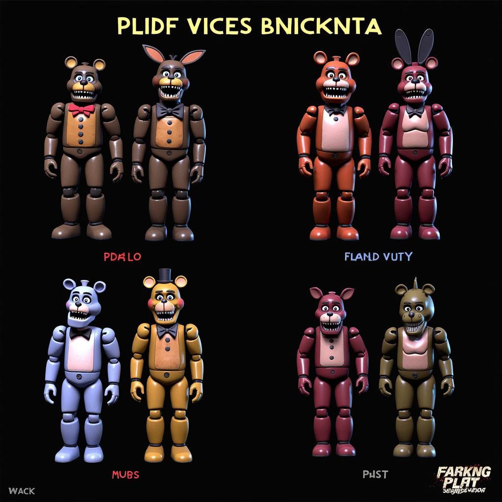 FNAF Plus Animatronics Redesign