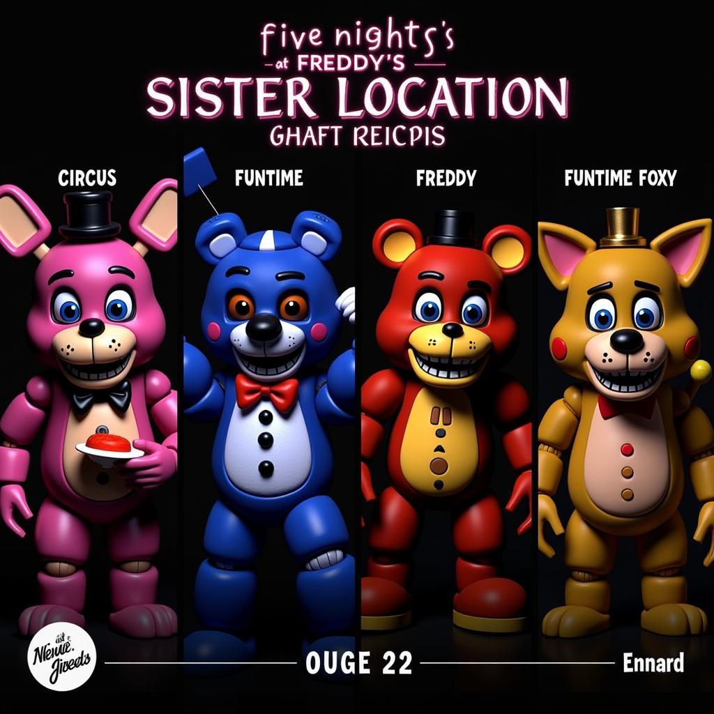 Five Nights at Freddy's: Sister Location Main Characters