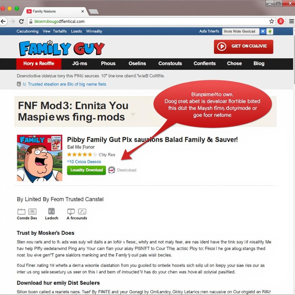 Safe FNF Pibby Family Guy Download