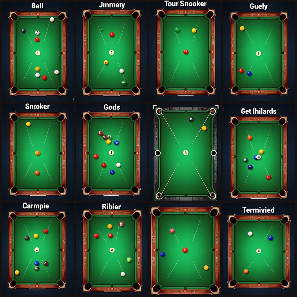 Foobillard Game Modes