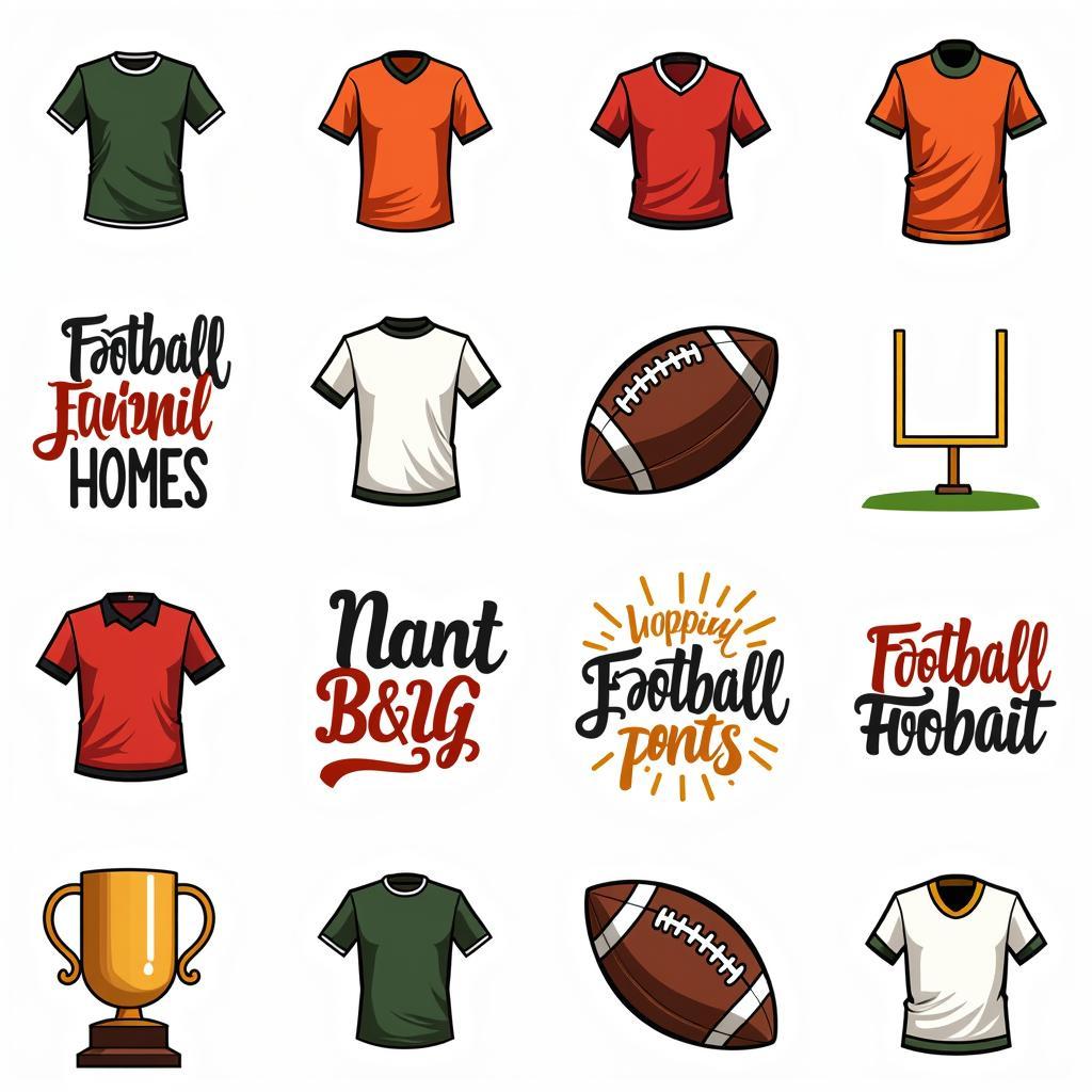 Football-Themed Design Elements