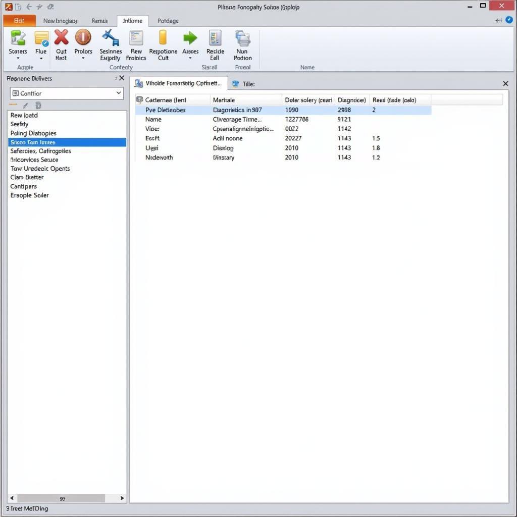 Forscan software interface