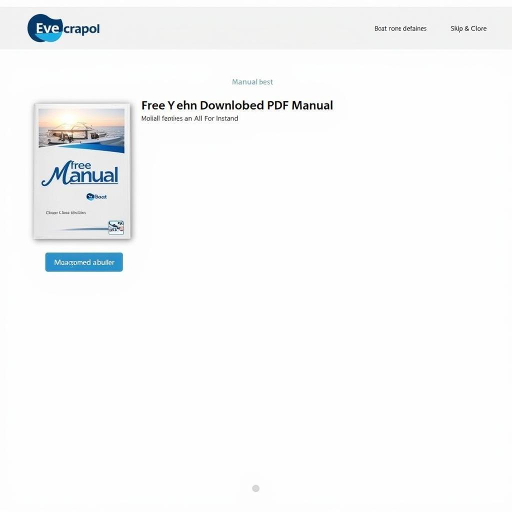 Example of a free boat manual download