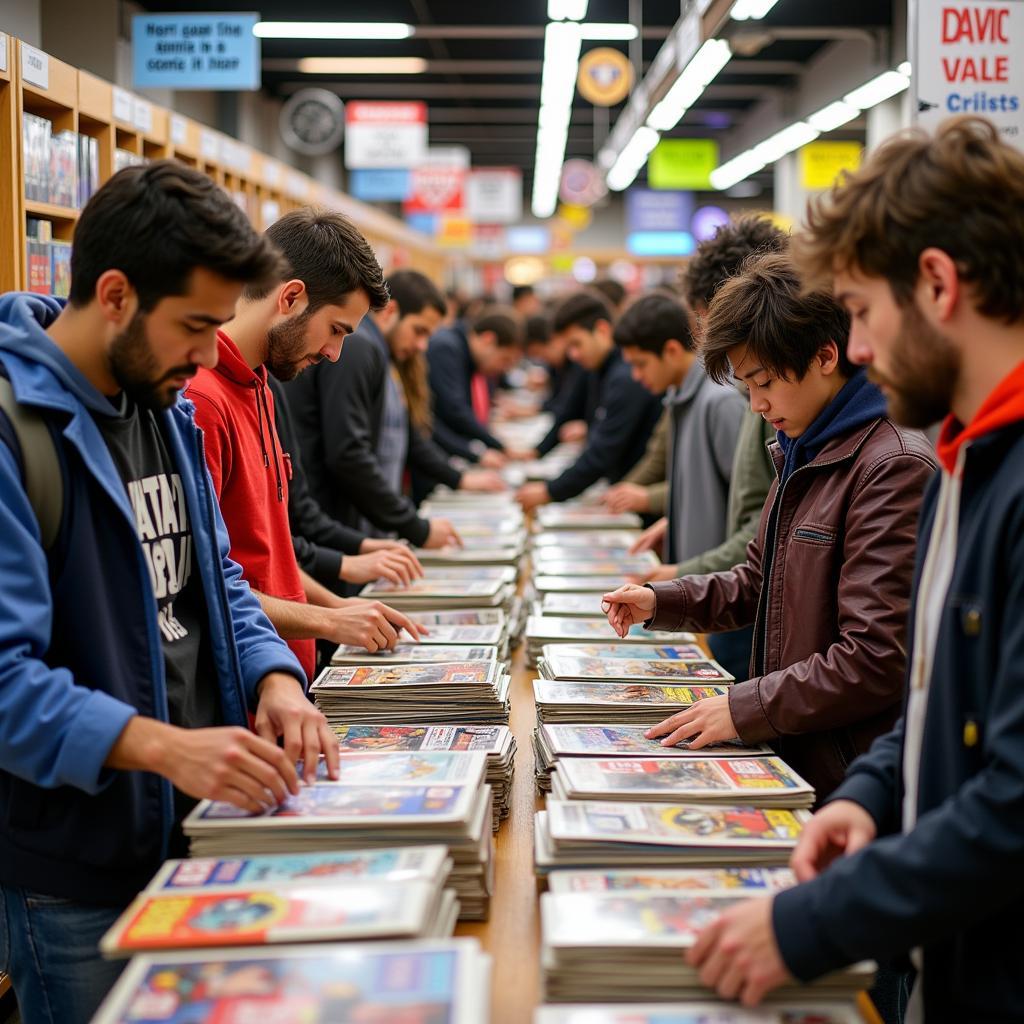 Fans at Free Comic Book Day