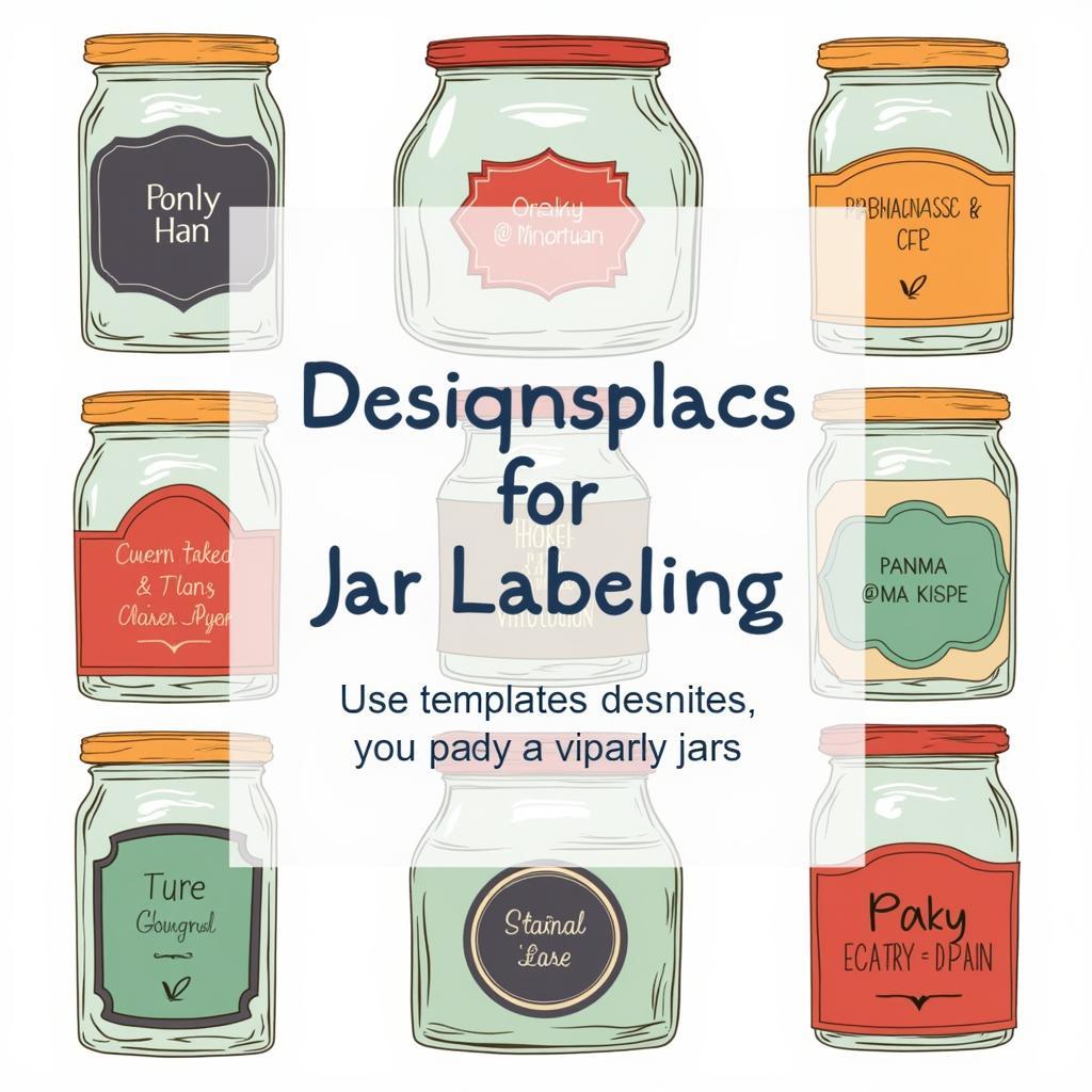 Free Download Label Templates for Jars