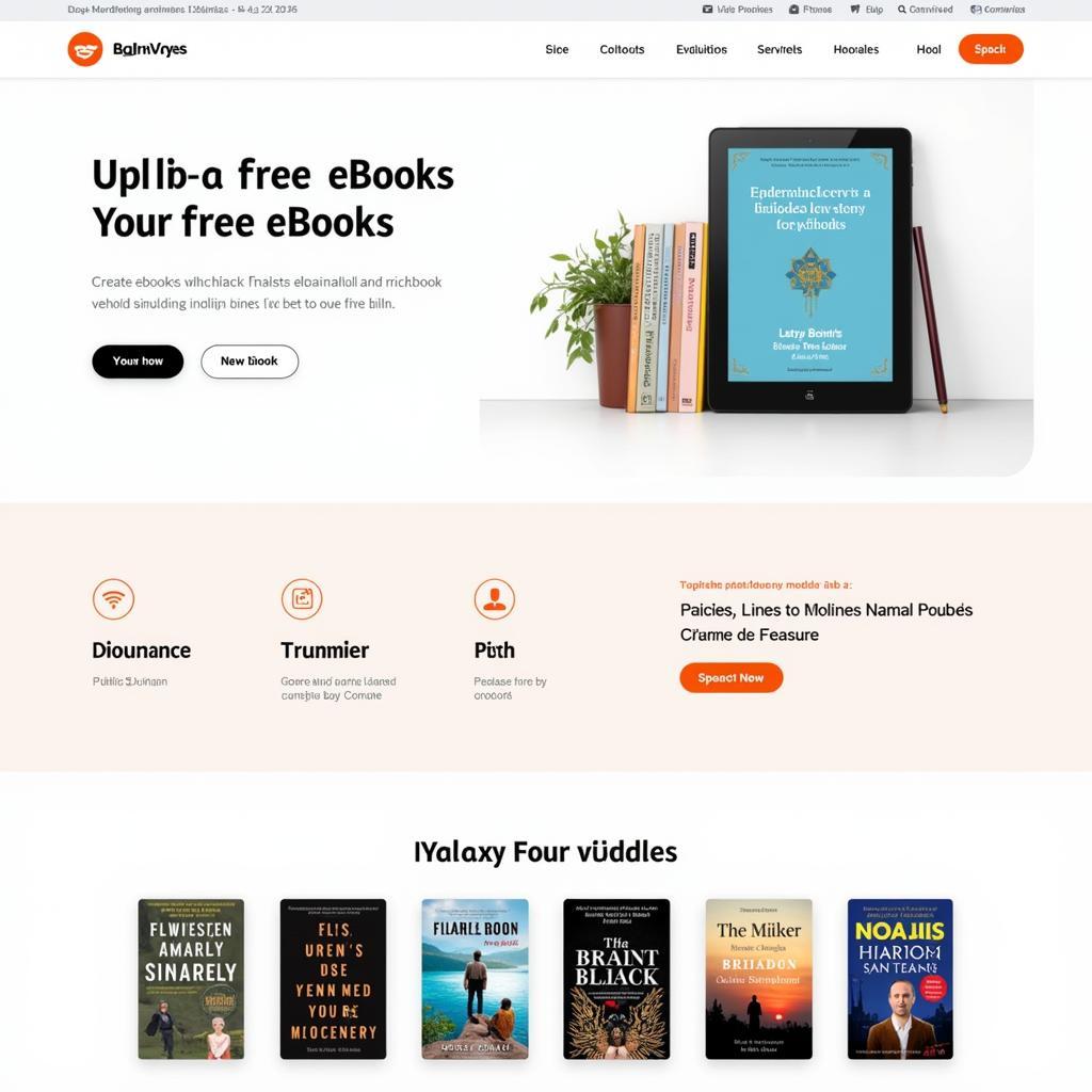 Free Ebook Website Homepage