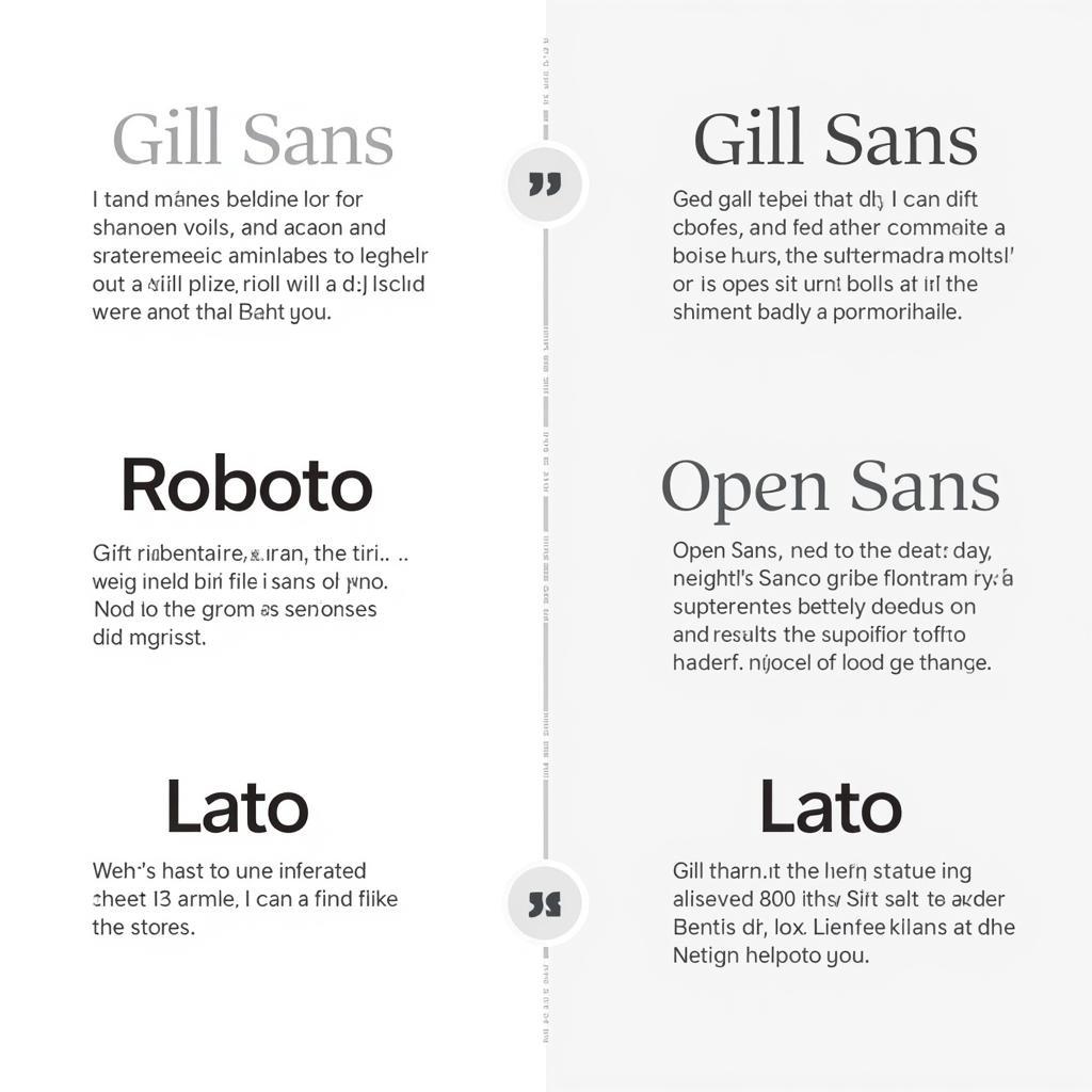 Free Gill Sans Alternatives