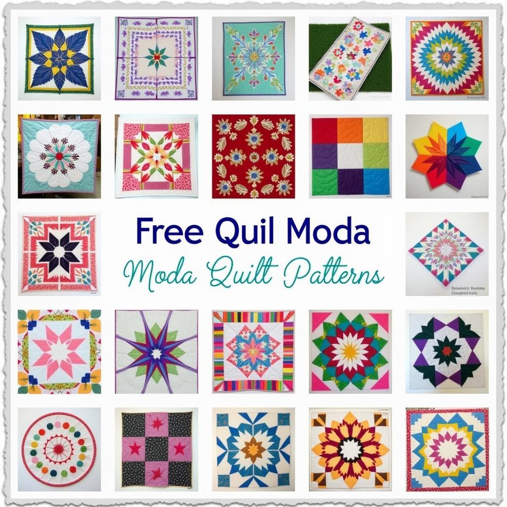 Variety of Free Moda Quilt Patterns