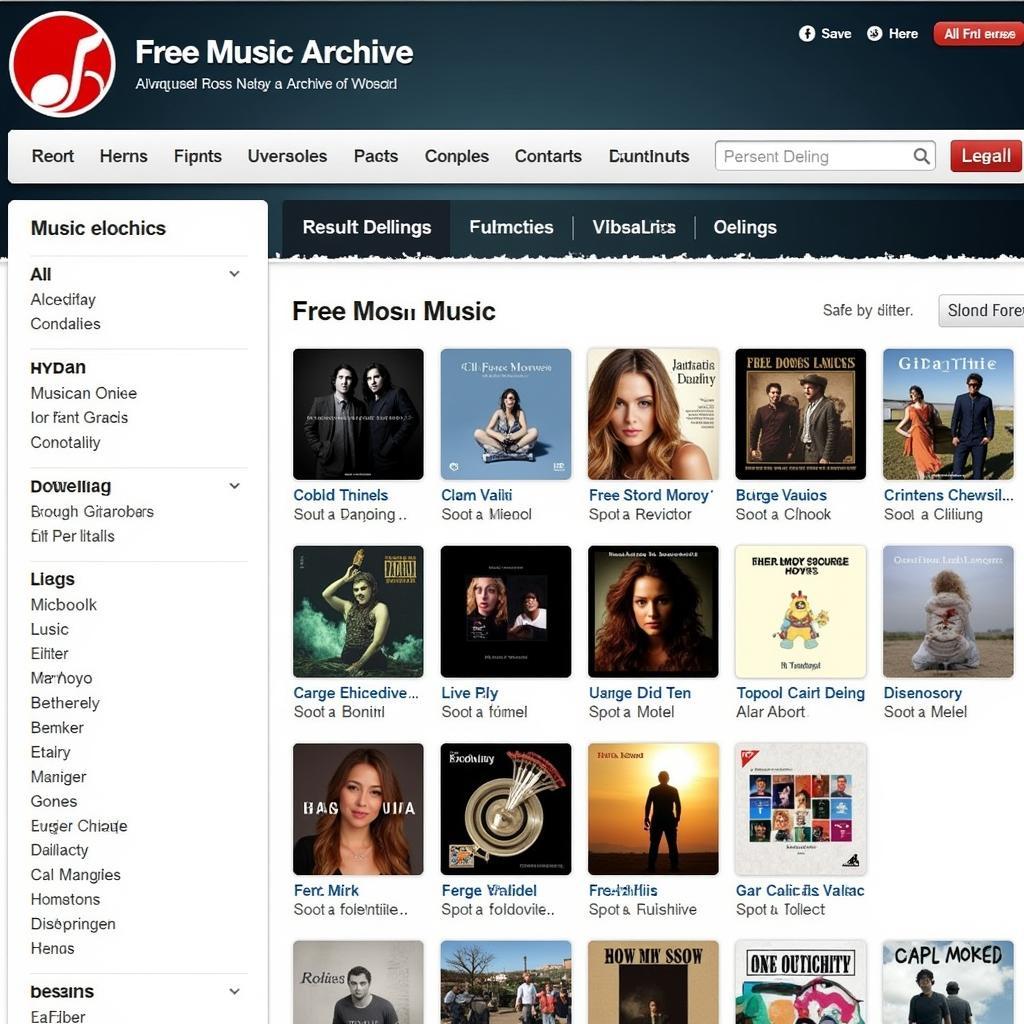 Free Music Archive Website