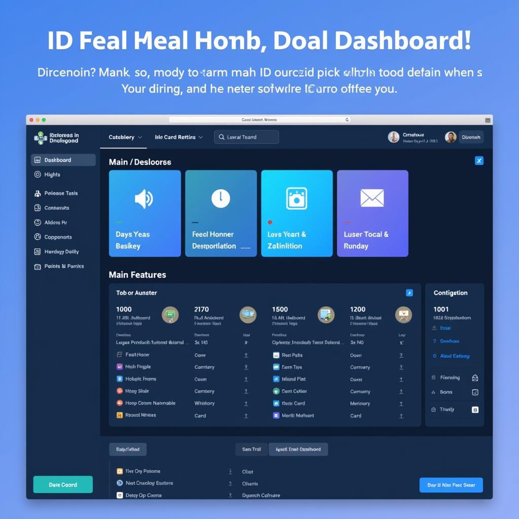 Free Trial ID Card Software Dashboard