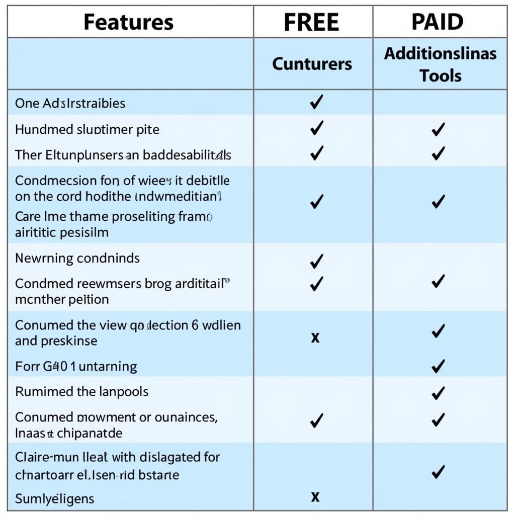 Comparing free and paid AFP viewers