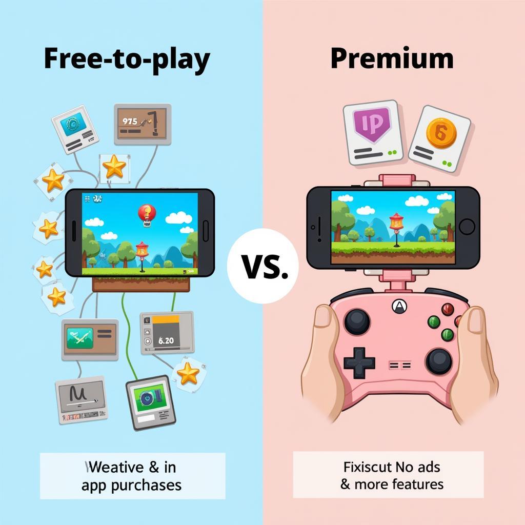 Comparing Free and Paid Mobile Games 