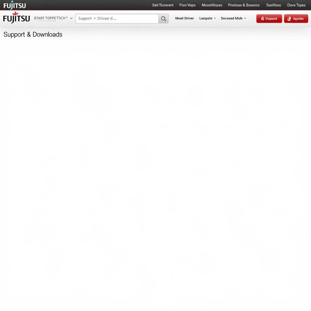 Fujitsu Support Website