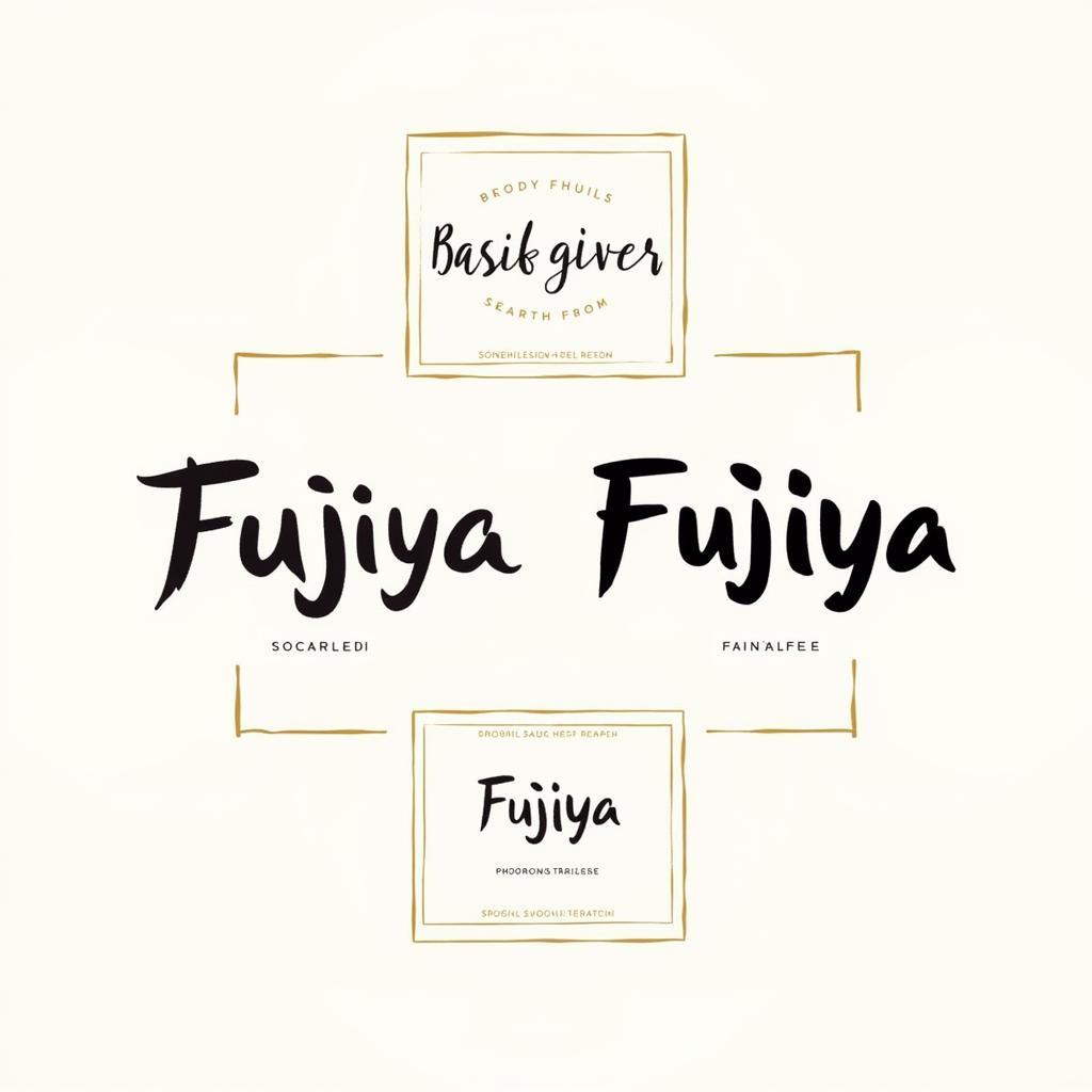 Fujiya Font Example