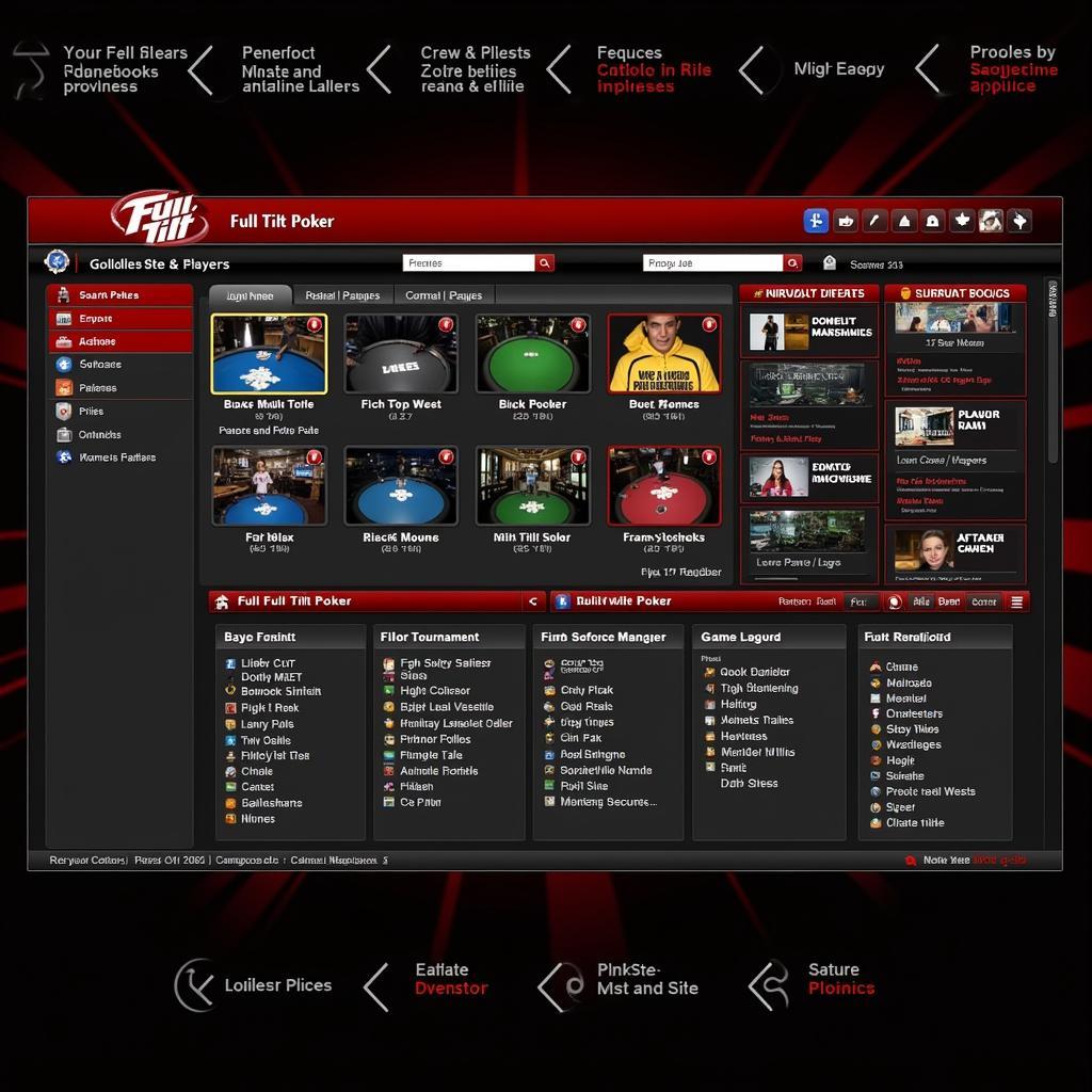 Full Tilt Poker Lobby