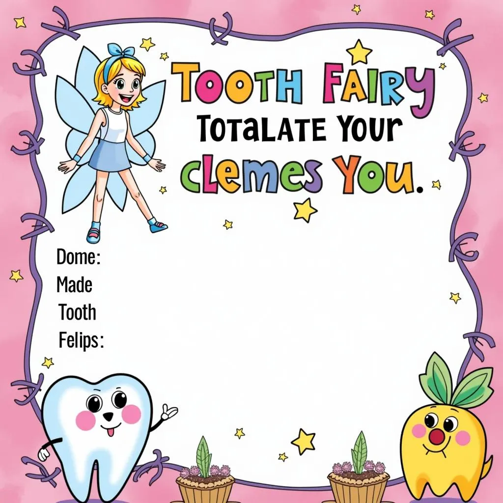 Fun and Whimsical Tooth Fairy Letter: Unleash the Imagination