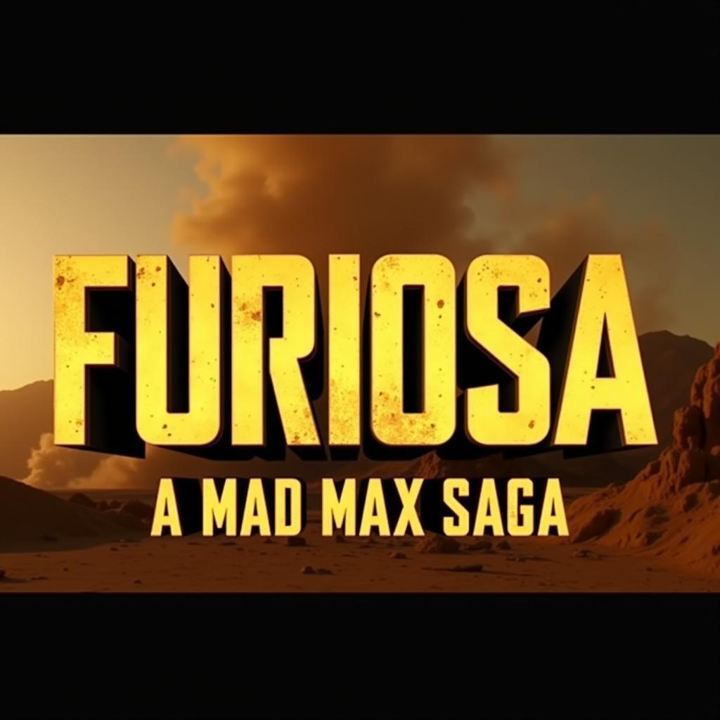 The title card for Furiosa: A Mad Max Saga