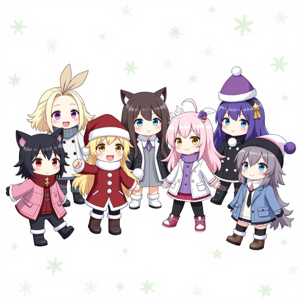 Gacha Snow Characters