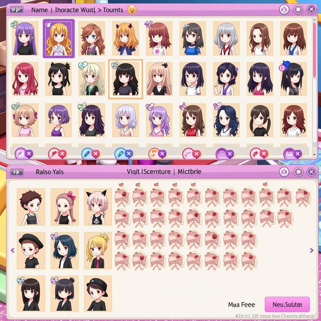 Gacha Y2K Character Customization