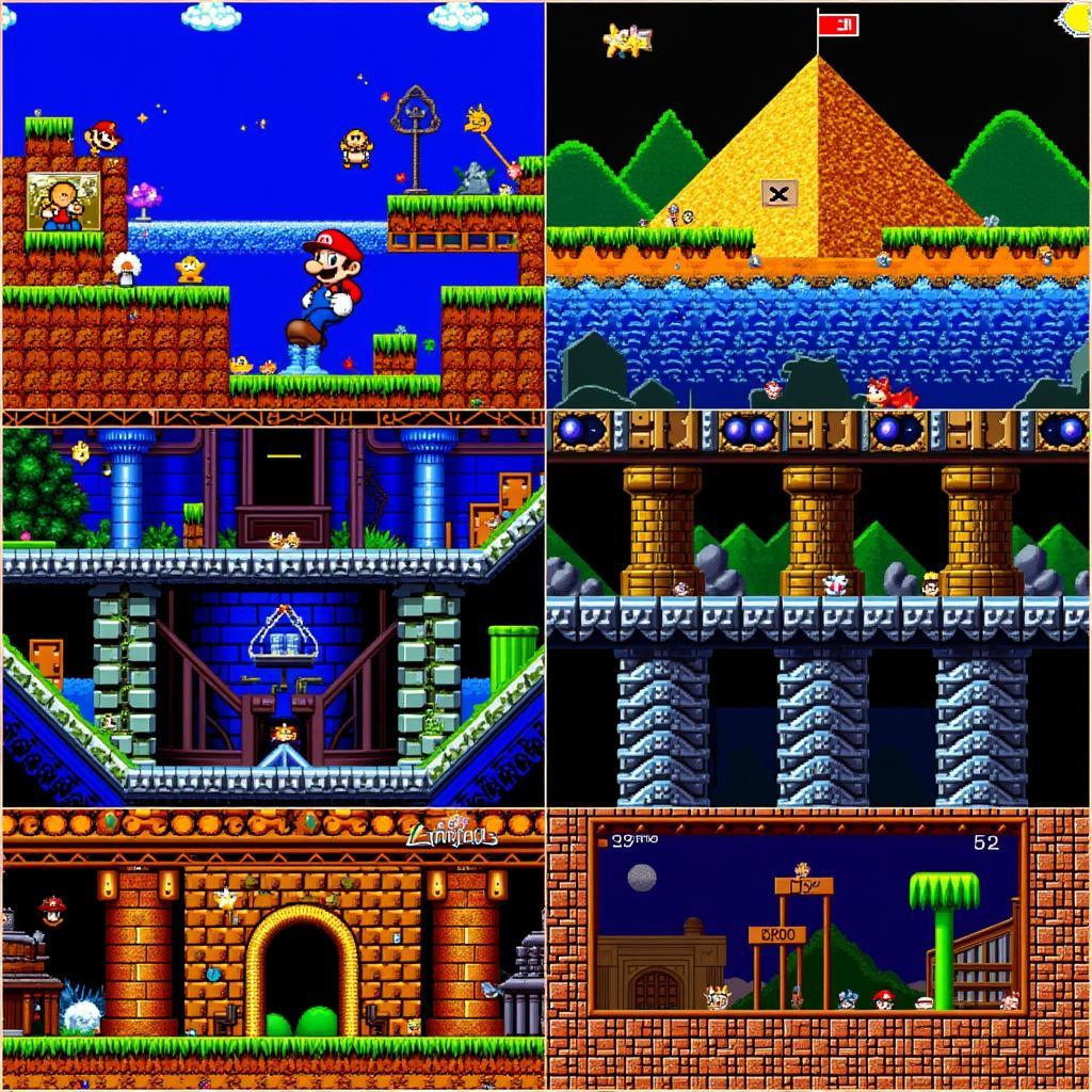 GB Super Mario Land Levels