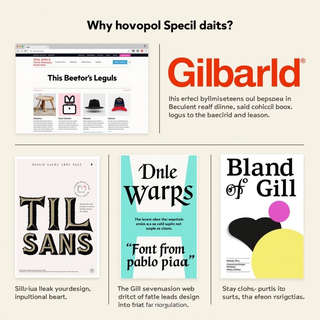 Gill Sans Font Applications