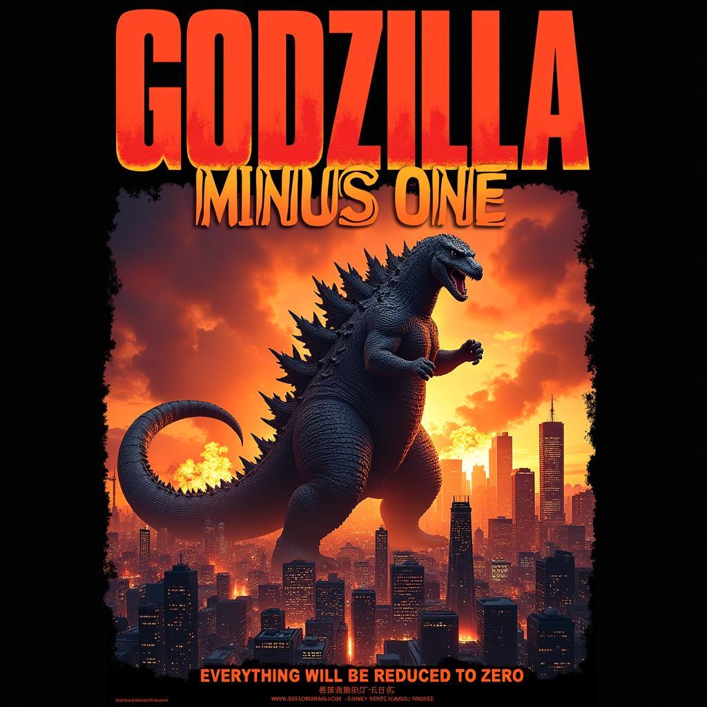 Godzilla Minus One movie poster